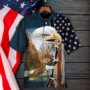 America Eagle Wildlife Faith Hawaiian Shirt