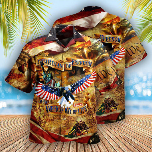 AmericaGuardianOfFreedomAndTheAmericanWayOfLife HawaiianShirt OwlOhh_2232