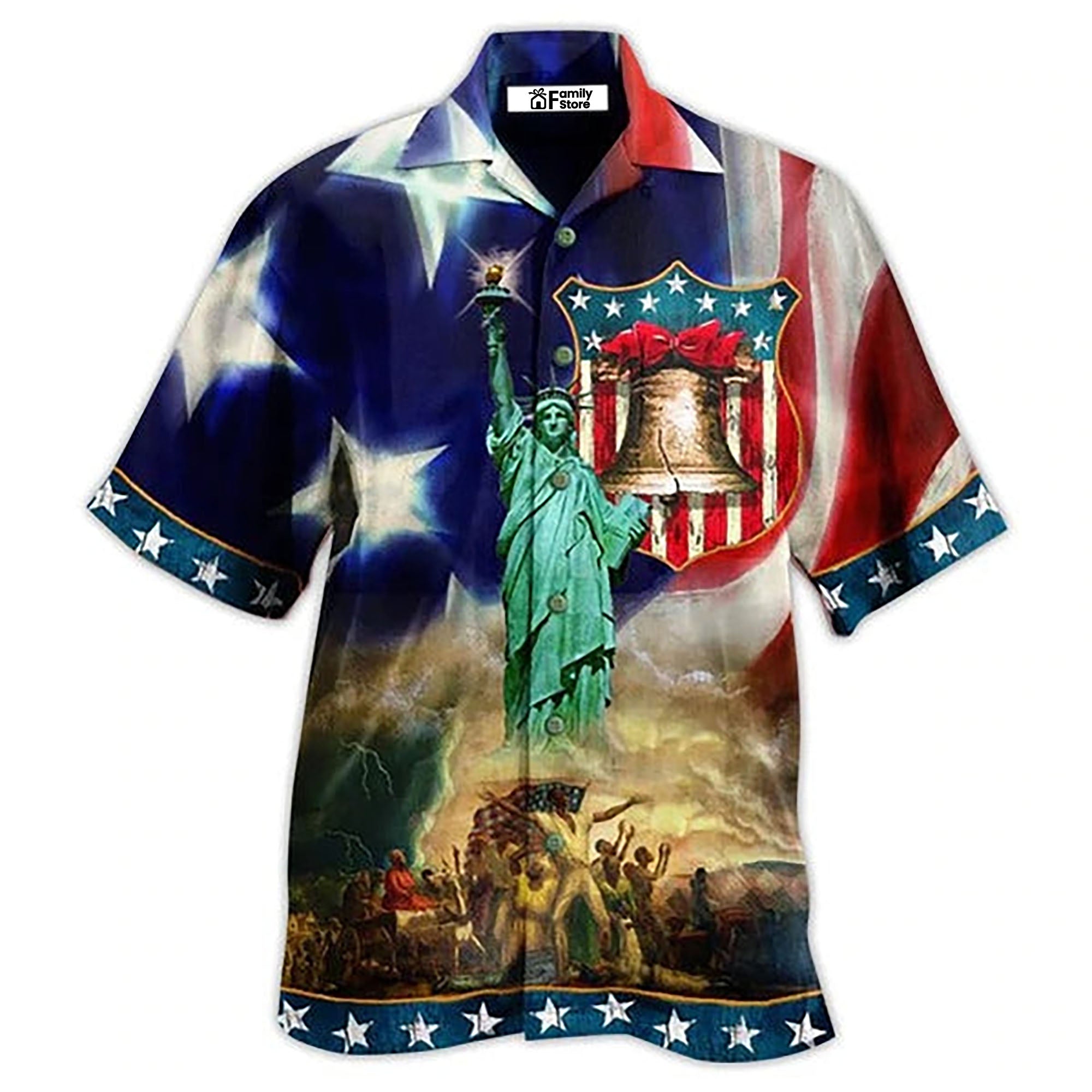 America Happy Day Freedom America Hawaiian Shirt