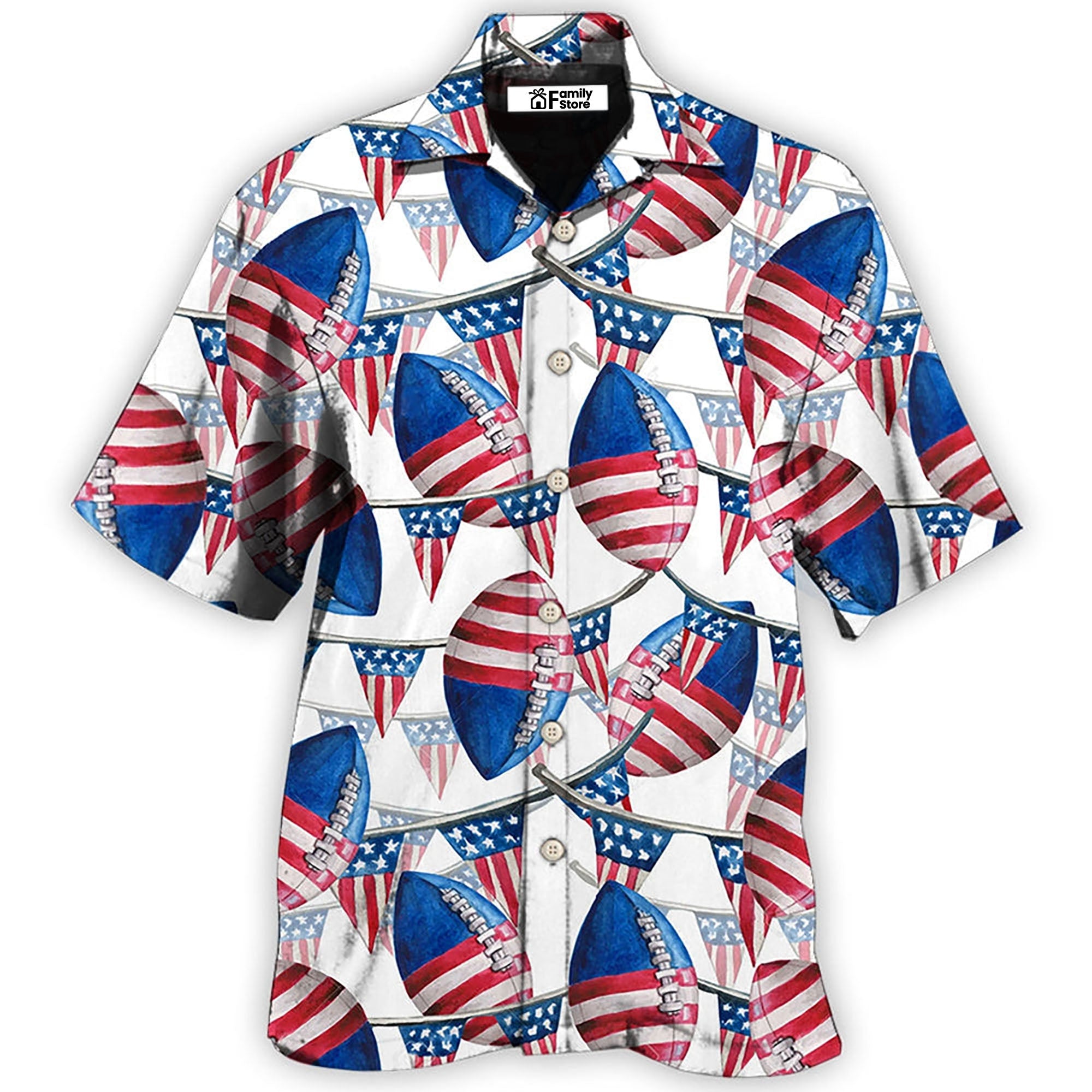 America Independence Day Basic Style Hawaiian Shirt