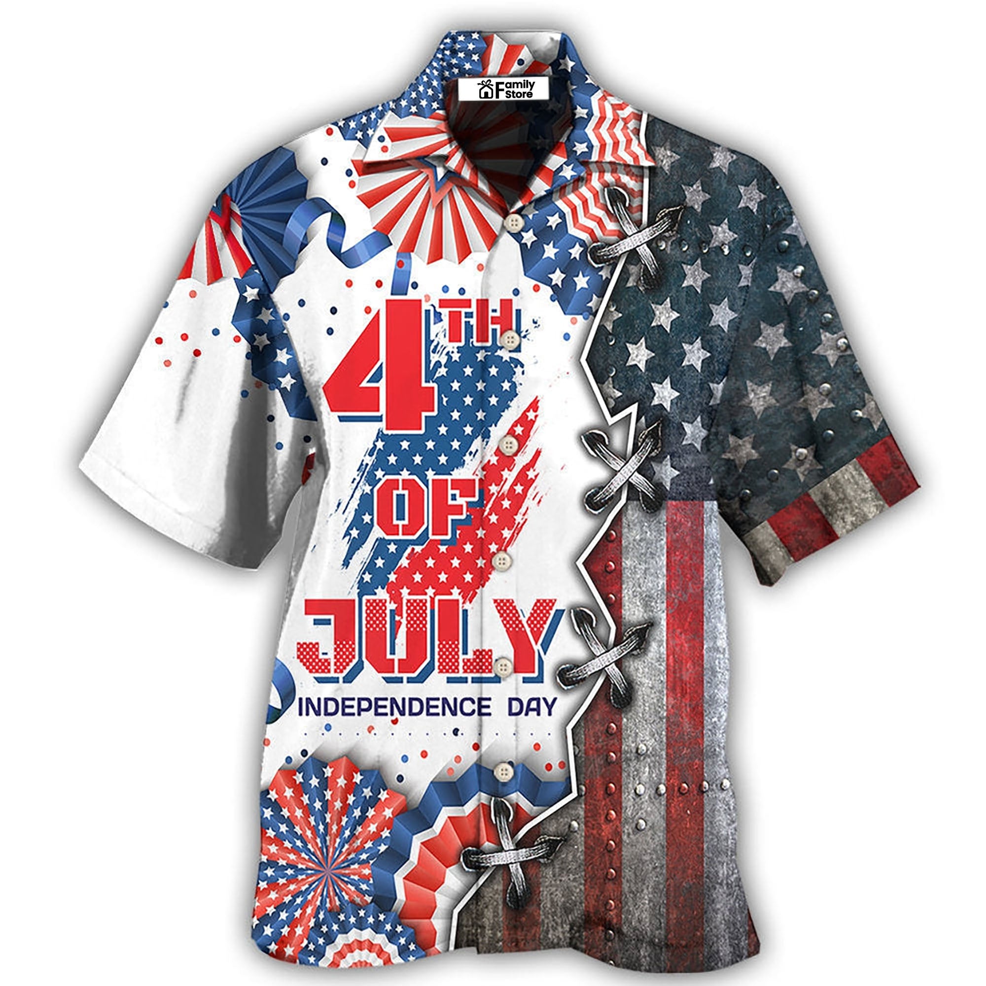 America Independence Day Happy Day Hawaiian Shirt