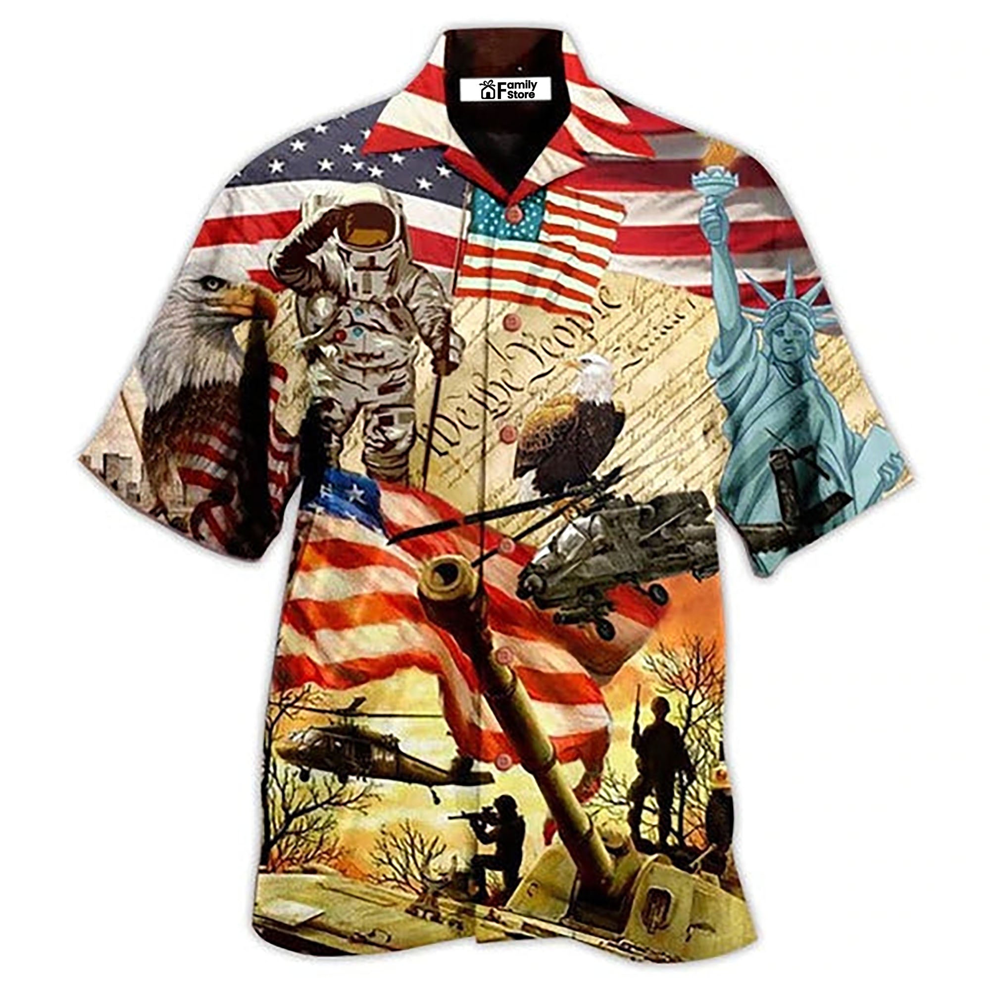 America Independence Day We The People Hawaiian Shirt