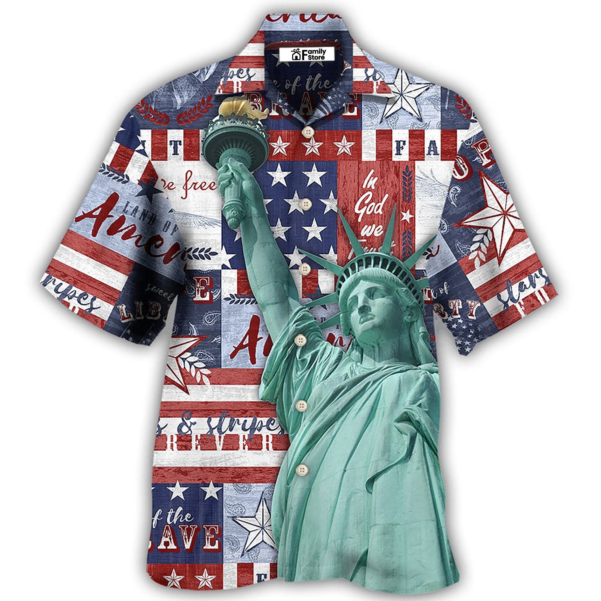 America Live Free Hawaiian Shirt