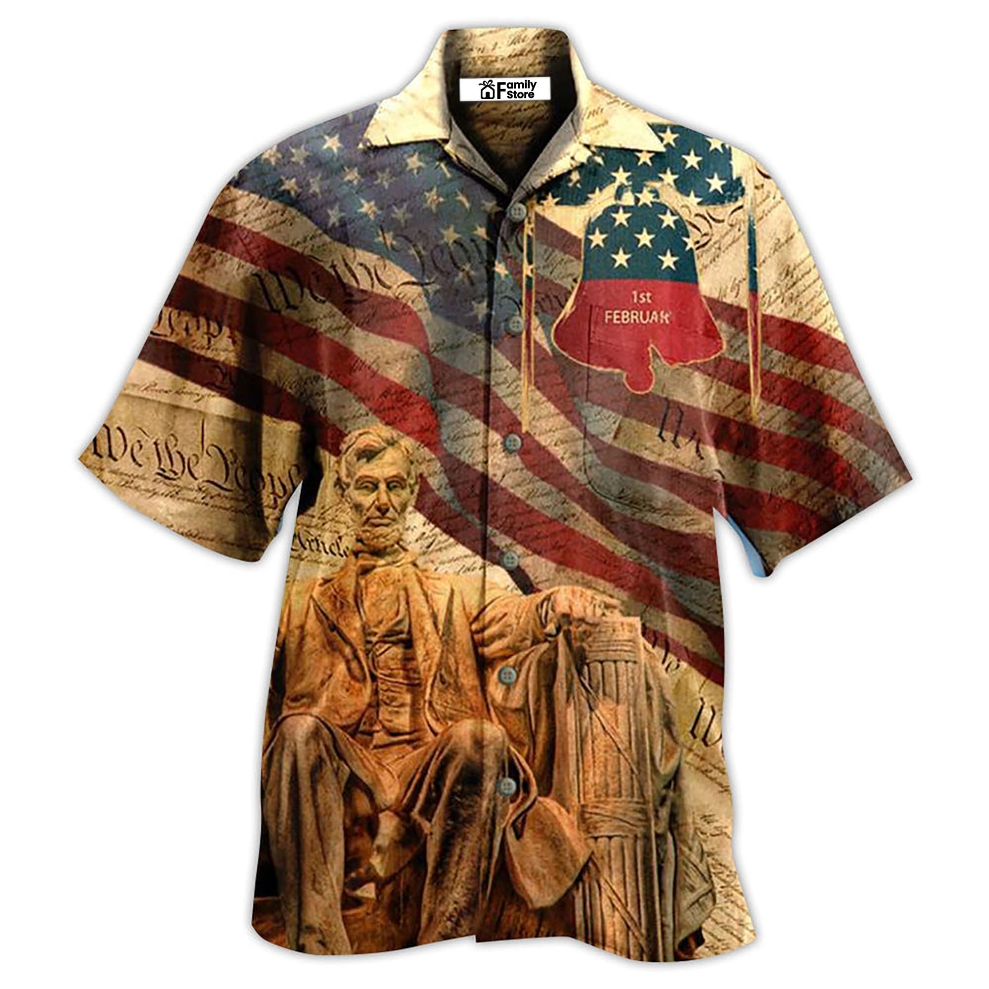 America Love Day Freedom Hawaiian Shirt