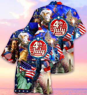 America Love July Style Hawaiian Shirt