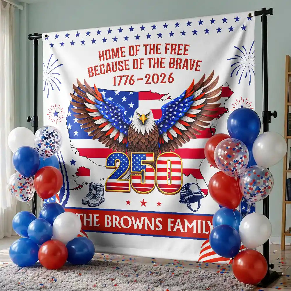 AmericaTheBeautiful250thCelebrating PersonalizedBackdrop LV215 ANA049 MK3