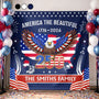 AmericaTheBeautiful250thCelebrating PersonalizedBackdrop LV215 ANA049 MKDEF