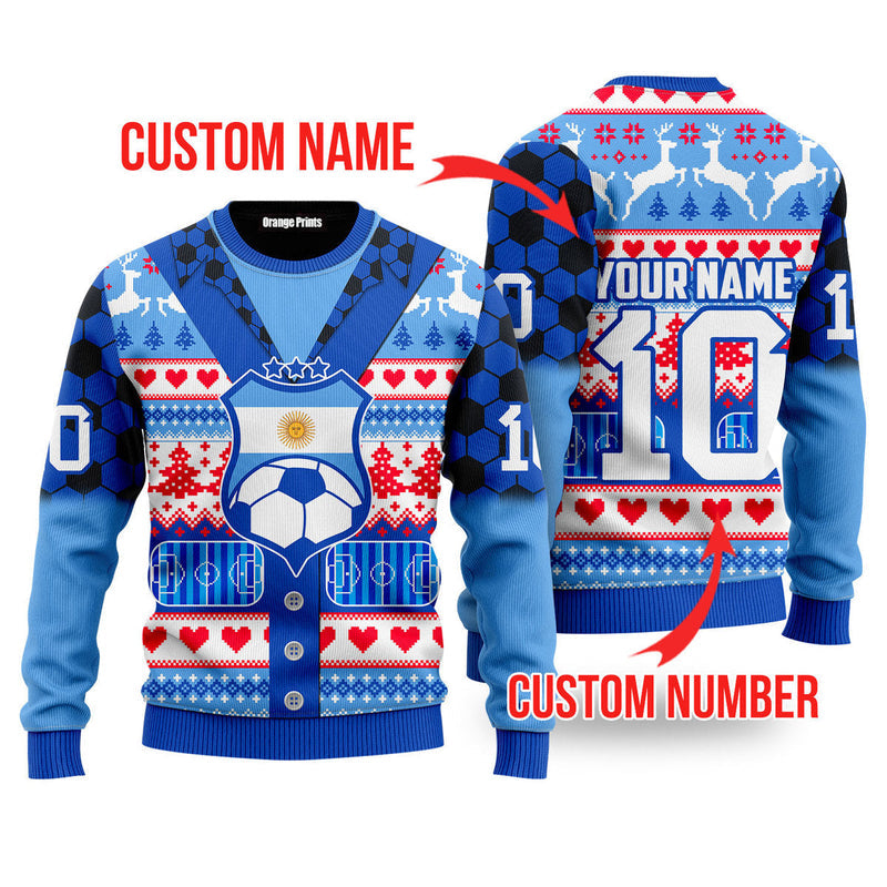Personalized Argentina We Will Be Champion Football Cup Sweaters