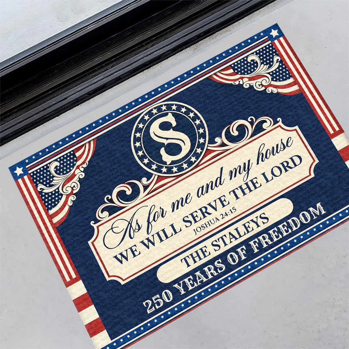AsForMeAndMyHouseWeWillServeTheLordPersonalizedDoormat4_ece9e917 c740 4975 827e 01508d47f4a4