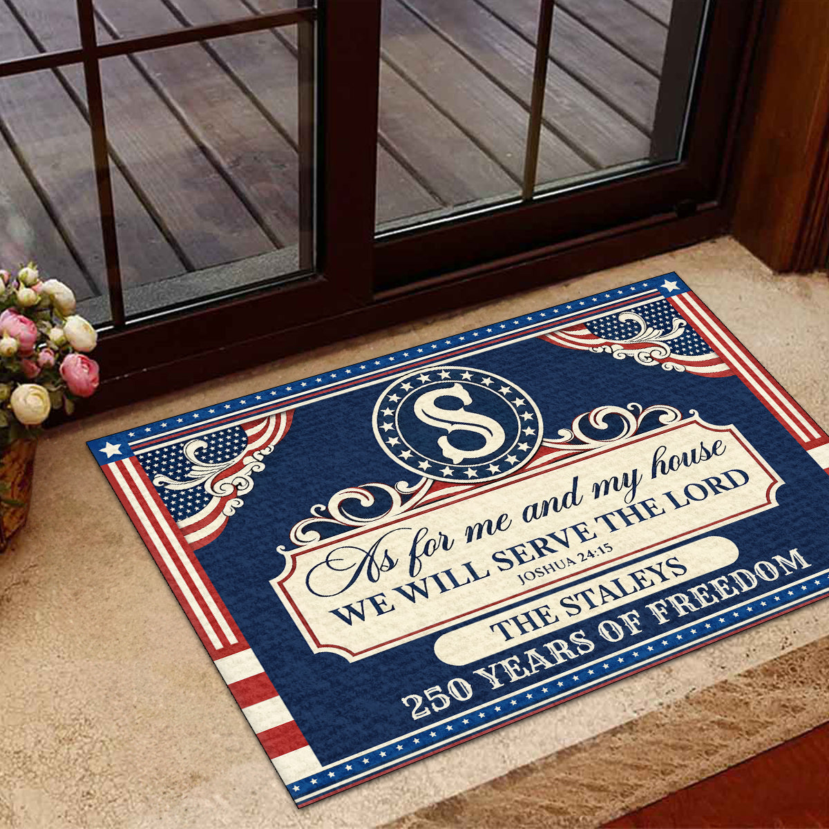 AsForMeAndMyHouseWeWillServeTheLordPersonalizedDoormat5_d65aa646 875e 438f 9e6f db07429bef43