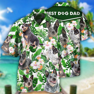 Australian Cattle Dog Tropical Floral - Hawaiian Shirt