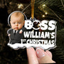 Baby 1st Christmas Cute Baby Personalized Acrylic Photo Ornament_2