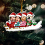Baby Boy_ Girls_ Kids_ Grandkids Sleigh  Personalized Acrylic Photo Ornament_2
