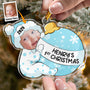 Baby First Christmas Personalized Acrylic Photo Ornament _3