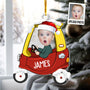 Baby In Car Personalized Acrylic Photo Ornament_1
