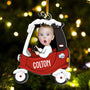 Baby In Car Personalized Acrylic Photo Ornament_5