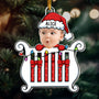 Baby In Crib Personalized Acrylic Photo Ornament_1