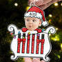 Baby In Crib Personalized Acrylic Photo Ornament_2