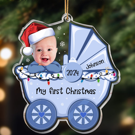Baby_s First Christmas Personalized Acrylic Photo Ornament_1_7ded73e6 d739 415f ad4b bb69a745f53b