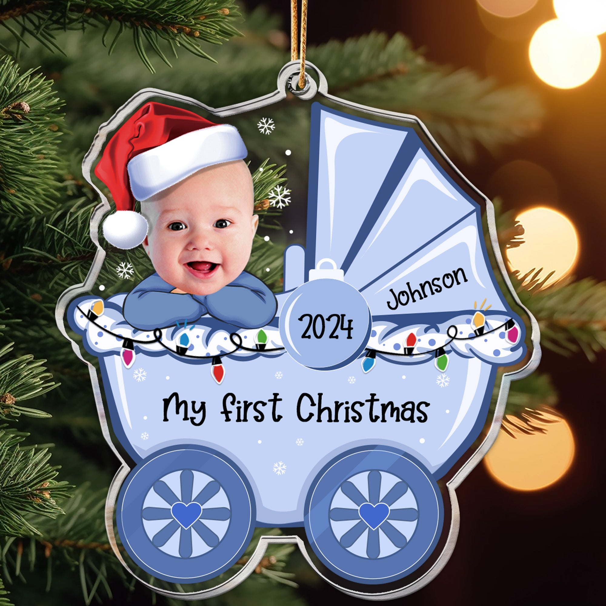 Baby_s First Christmas Personalized Acrylic Photo Ornament_4
