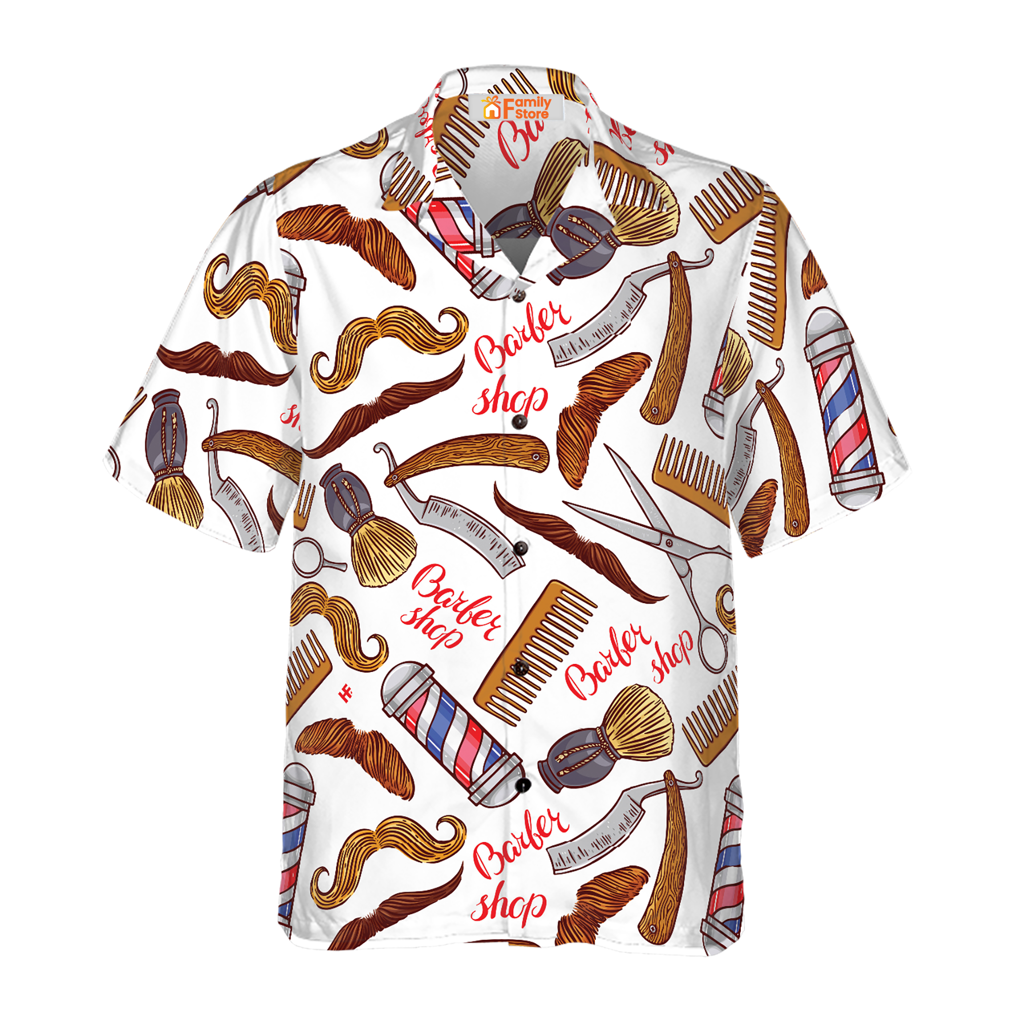 Barber's Life Shirt For Men Hawaiian Shirt
