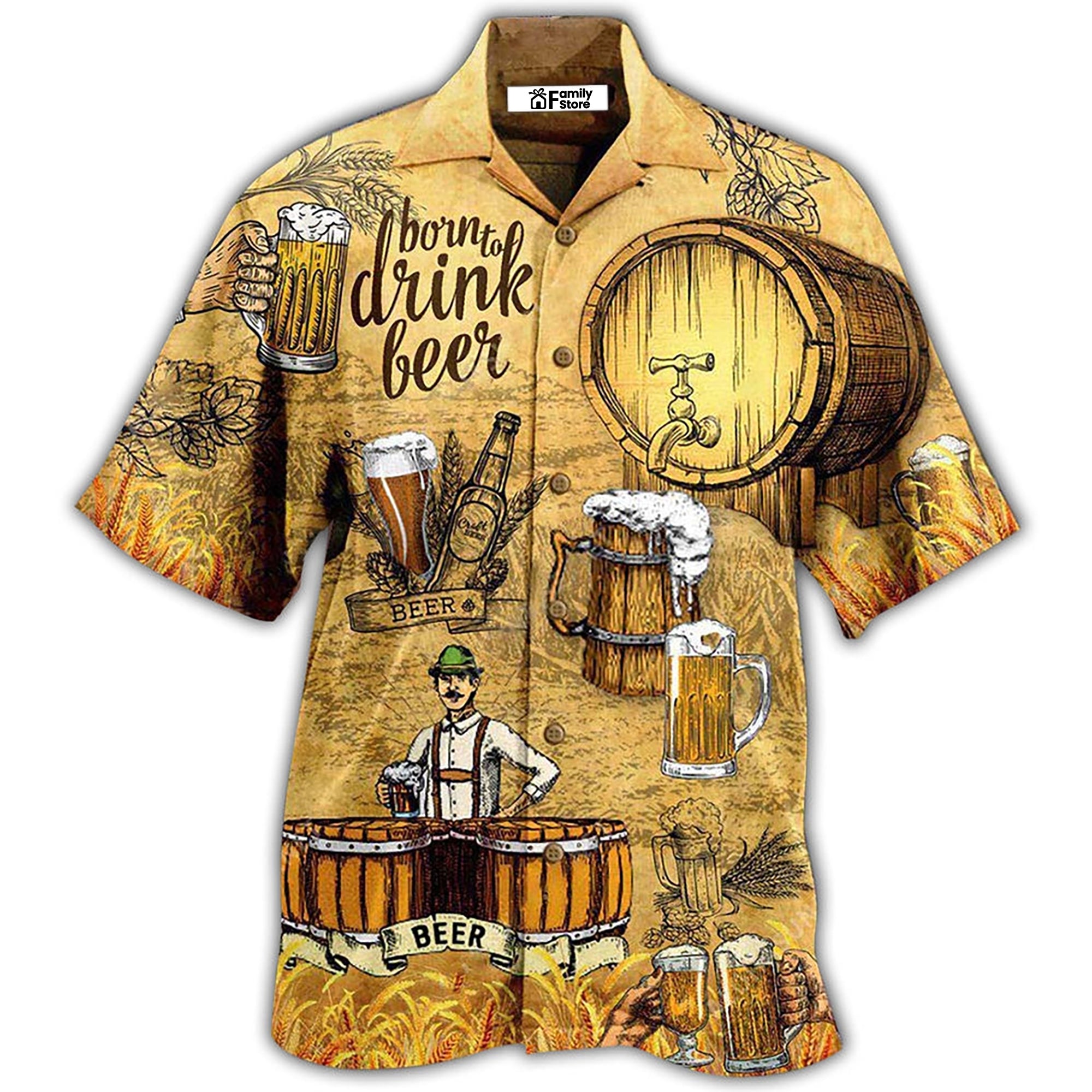 Beer Life Is Better With Beer Bow Drink Beer - Hawaiian Shirt