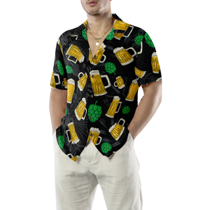 Beer Mugs And Hop Hawaiian Shirt