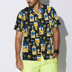 Beer Pattern Hawaiian Shirt