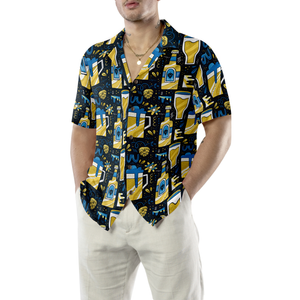 Beer Pattern Hawaiian Shirt