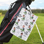 Best Dad By Par Best Papa By Par Personalized Photo Golf Towel_2