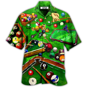 Billiard Enthuse Green Style - Hawaiian Shirt