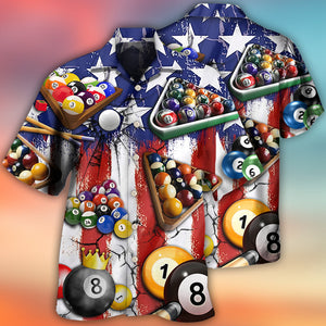 Billiard Independence Day - Hawaiian Shirt