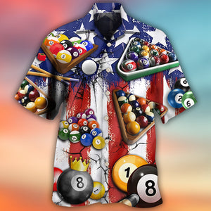 Billiard Independence Day - Hawaiian Shirt