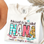 Blessed to Be Called Nana Shirt _E2_80_93 Personalized Grandmother T Shirt with Grandkids Names _E2_80_93 Cute Floral Nana Gift for Grandma Mothers Day Birthday 1 dPAH4