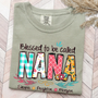 Blessed to Be Called Nana Shirt _E2_80_93 Personalized Grandmother T Shirt with Grandkids Names _E2_80_93 Cute Floral Nana Gift for Grandma Mothers Day Birthday_Sandstone_S 1 fGJrc