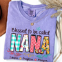Blessed to Be Called Nana Shirt _E2_80_93 Personalized Grandmother T Shirt with Grandkids Names _E2_80_93 Cute Floral Nana Gift for Grandma Mothers Day Birthday_Violet_S 1 NMTlY