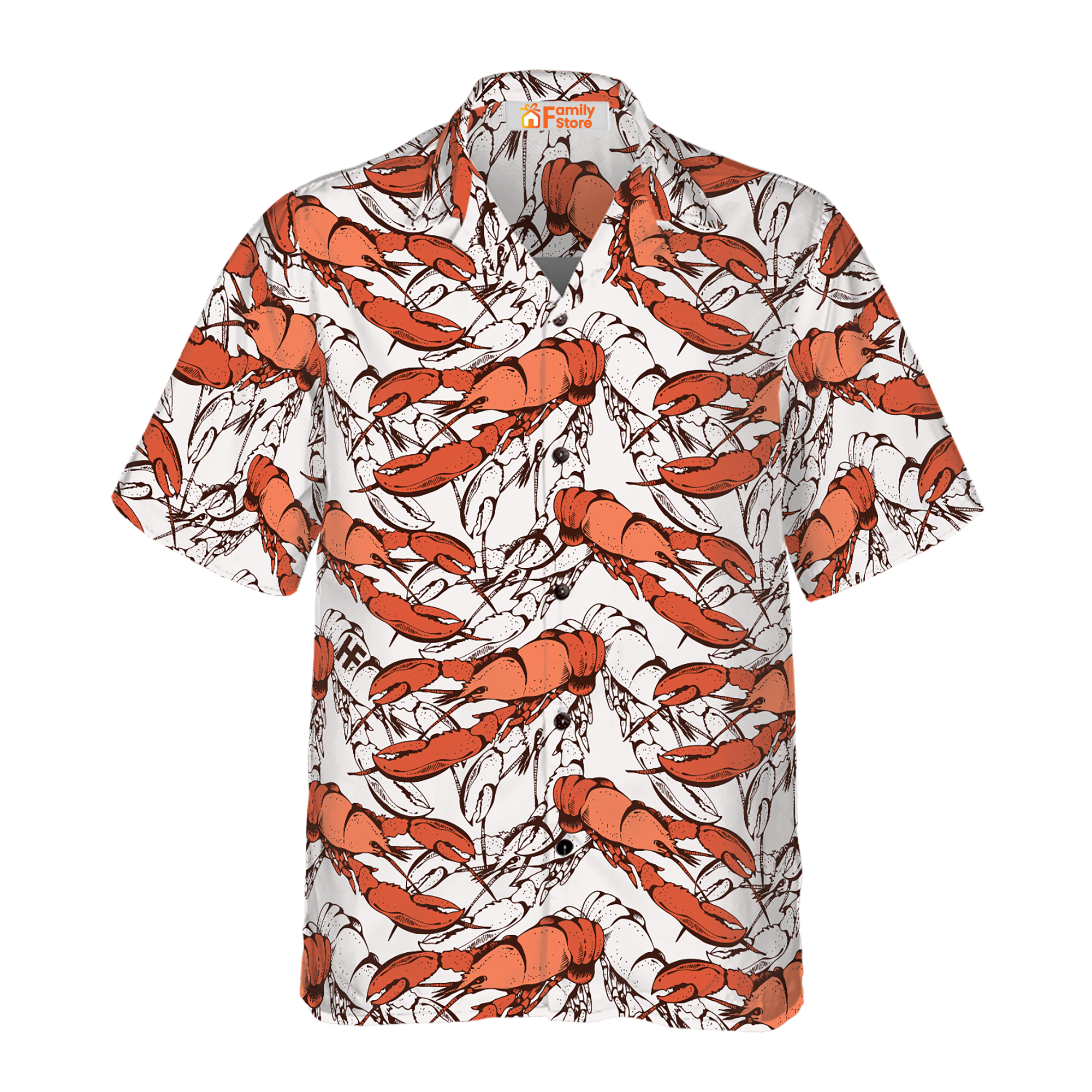 Boiled Red Lobster Seafood Hawaiian Shirt