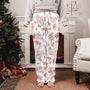 Book Wine Baking Knitting Lover Toile De Jouy Personalized Fleece Pajama Pants_1