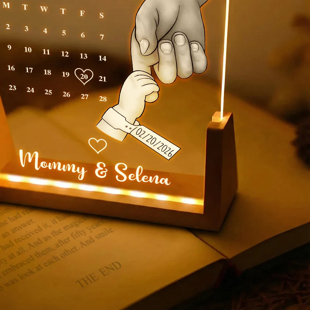 CalendarTheDayYouBecameMyDadMom PersonalizedNightLight PT2037 CIN4536_5ec3fa7a ad00 40a5 8c3b 9f5f958a9dac