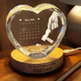 CalendarTheDayYouBecameMyMom PersonalizedCrystalHeartShaped TI351 CIN4542 MK1_0d411b31 bf08 4285 9a40 12d0ed83af45