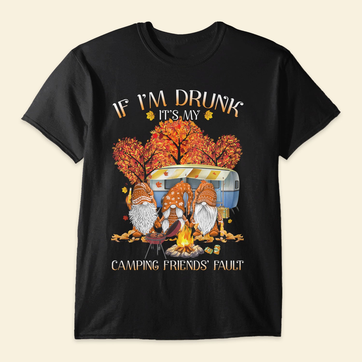 Camping If Im Camping With Friend - Gift Unisex Shirt