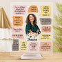 Christian Bible Verse Affirmations Personalized Acrylic Photo Plaque 1