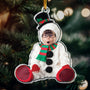 Christmas Baby Funny Personalized Acrylic Photo Ornament_3
