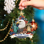 USA 250th Anniversary Eagle Liberty Bell Patriotic Gift For Family - Personalized Acrylic Ornament LA02