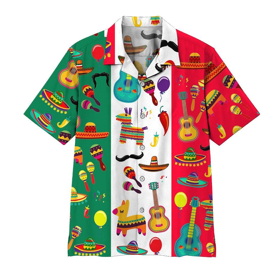 Cinco De Mayo Mexico Aloha Hawaiian Shirts For Men And For Women