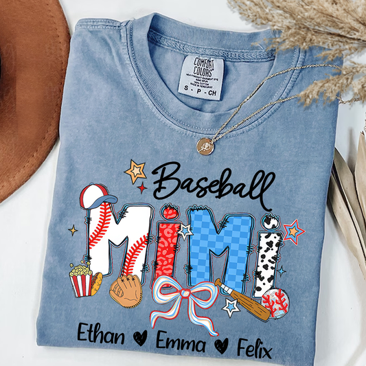 Comfort Colors_C2_AE Baseball Grandma T Shirt Custom Grandma With Grandkids Shirt_Blue Jean_S 1 BtMZs