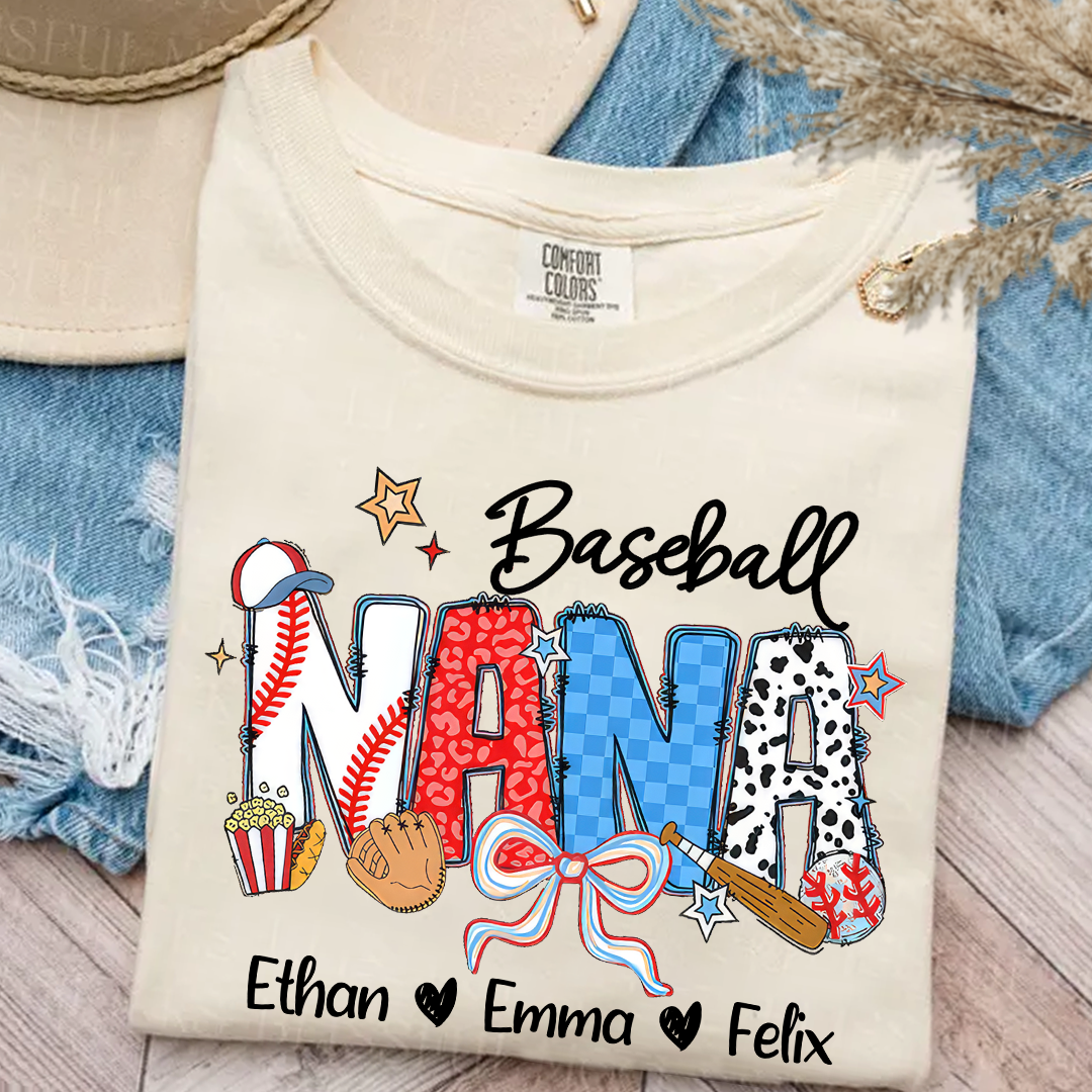 Comfort Colors_C2_AE Baseball Grandma T Shirt Custom Grandma With Grandkids Shirt_Ivory_S 1 WMzUq