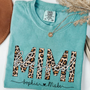 Comfort Colors_C2_AE Blessed Mimi Leopard Print T Shirt _E2_80_93 Personalized Grandma Tee with Grandkids Names _E2_80_93 Custom Gift for Mimi_Seafoam_S 1 Yz8eg