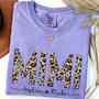 Comfort Colors_C2_AE Blessed Mimi Leopard Print T Shirt _E2_80_93 Personalized Grandma Tee with Grandkids Names _E2_80_93 Custom Gift for Mimi_Violet_S 1 ADb8X