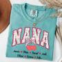 Comfort Colors_C2_AE Cherry Bow Coquette Nana Custom Mom Grandma With Grandkids Gift for Grandma_Seafoam_S 1 naF3P